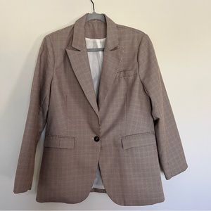 Blazer- houndstooth size large